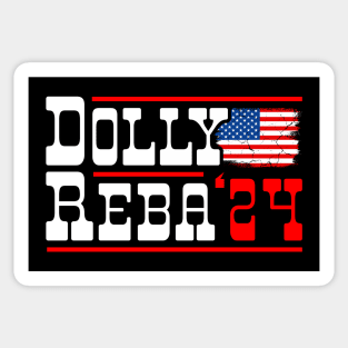 Dolly Reba 2024 For President Funny election Sticker